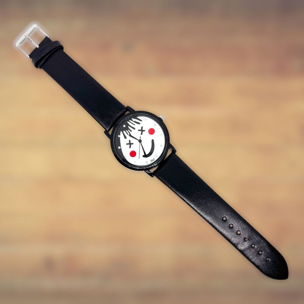Vtg New Cute Face Ladies Watch Stainless Steel Face Item #1115 - Picture 2 of 4